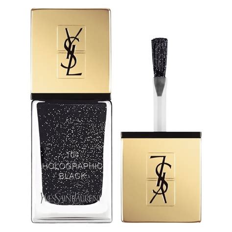 holographic black ysl|Vernis à Ongles .